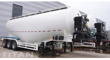 3-х осный 30CBM Bulker Cement Tanker Trailer будет отправлен в Казахстан