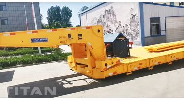 3-рядный 6-осный сверхмощный полуприцеп Lowboy будет доставлен в Анголу