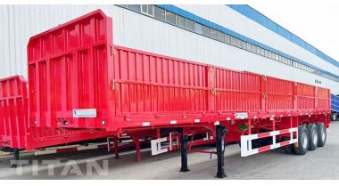 60-тонный 3-осный Бортовой Прицеп будет отправлен в Джибути.