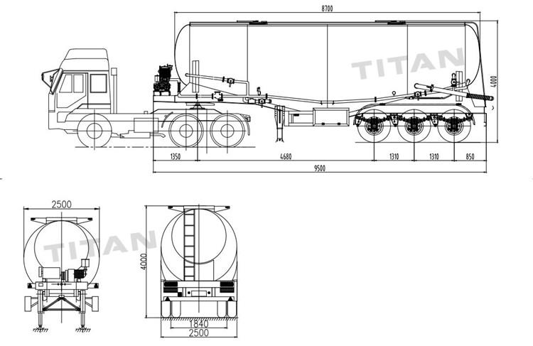 cement tanker trailer 