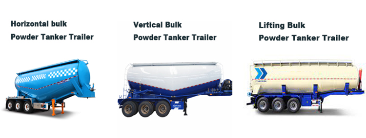 4 Axles cement tanker trailer
