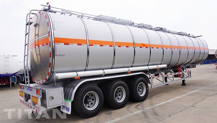 3 Axles 55000L Stainless Tanker Trailer
