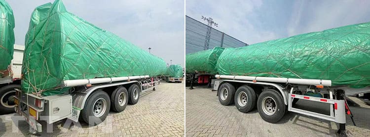 Прицеп-цистерна Tri Axle 40000Ltrs из нержавеющей стали для продажи в Саудовской Аравии