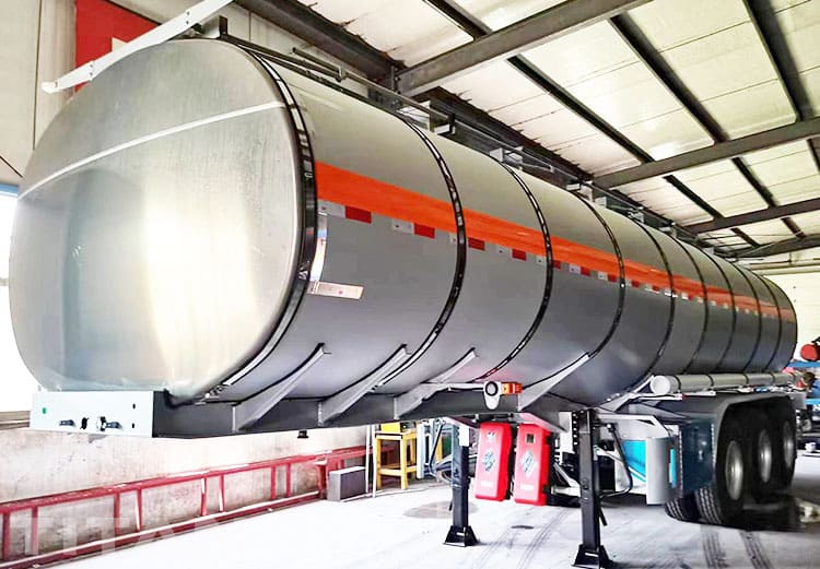 Прицеп-цистерна Tri Axle 40000Ltrs из нержавеющей стали для продажи в Саудовской Аравии