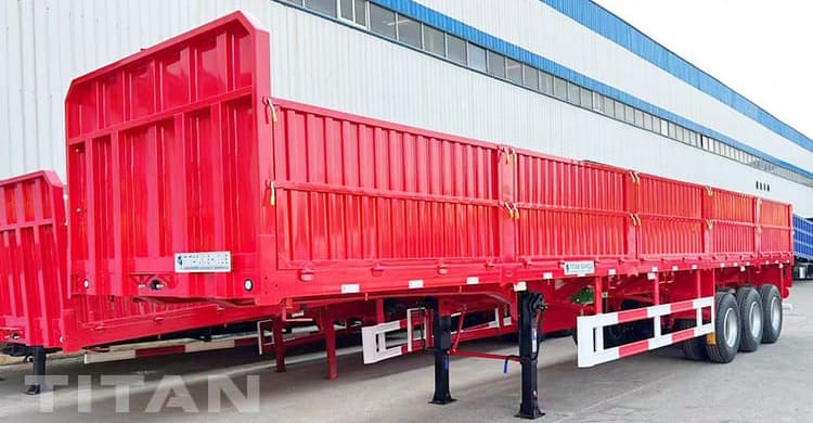 60-тонный 3-осный Бортовой Прицеп Купить в Джибути.