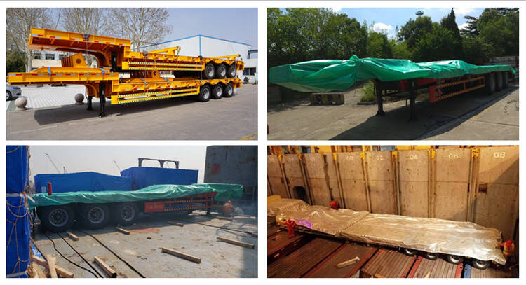 low bed semi trailer