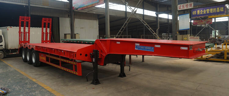 tri axle New Low Bed Trailer for sale
