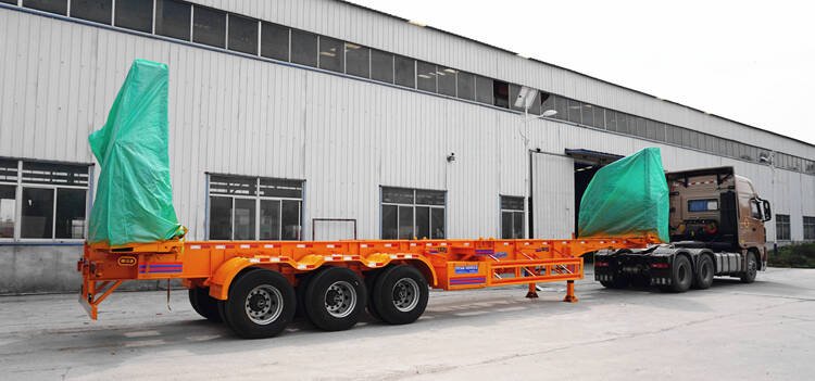 container side loader trailer