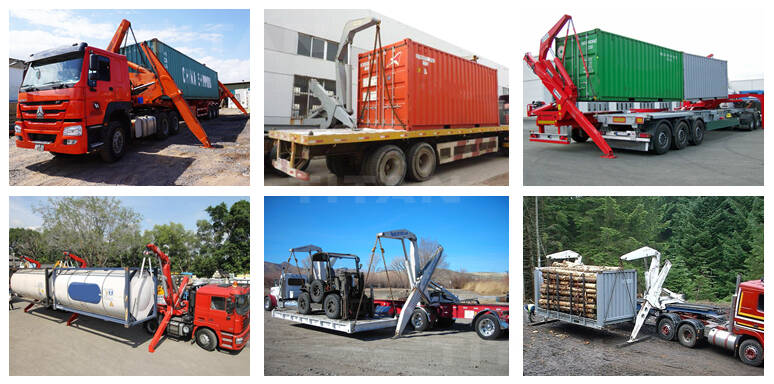 container side loader trailer 