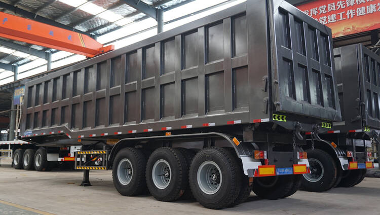 3 axles dump trailer