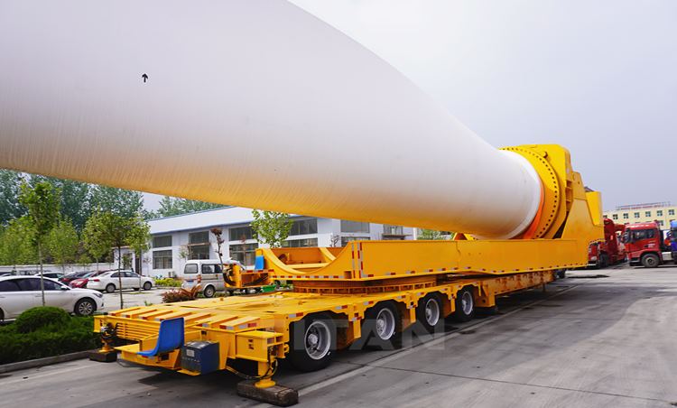 Полуприцеп для Транспортировки Лопастей Ветрогенератора  Wind Blade Adaptor
