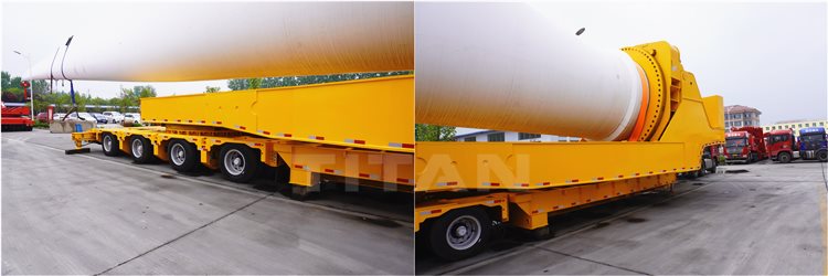 Полуприцеп для Транспортировки Лопастей Ветрогенератора  Wind Blade Adaptor