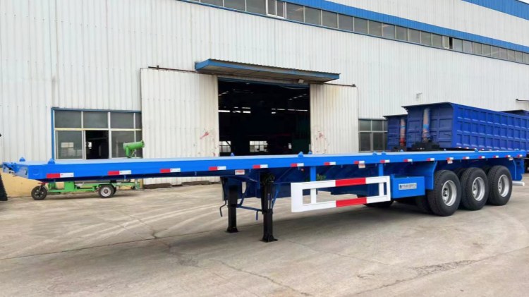  3 Axles 40ft Flatbed Semi-Trailer With 3 Axles Near Me
