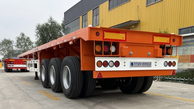 3 axle flatbed trailers for sale manufacturer