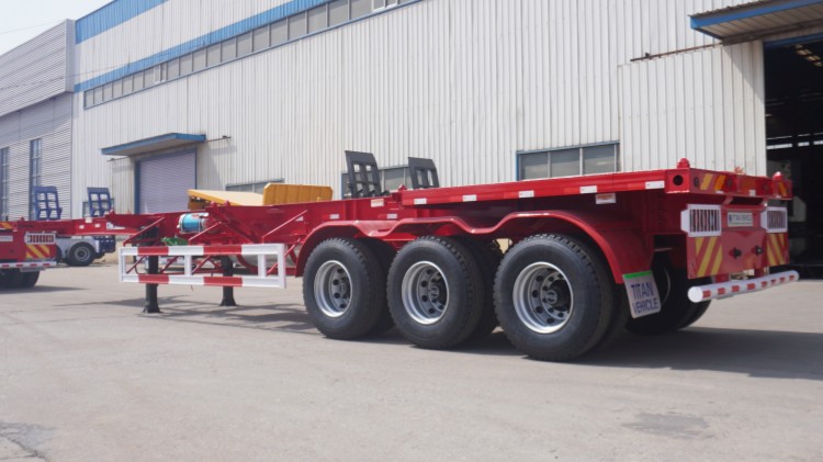 40ft Flat Bed Trailer with Twist lock