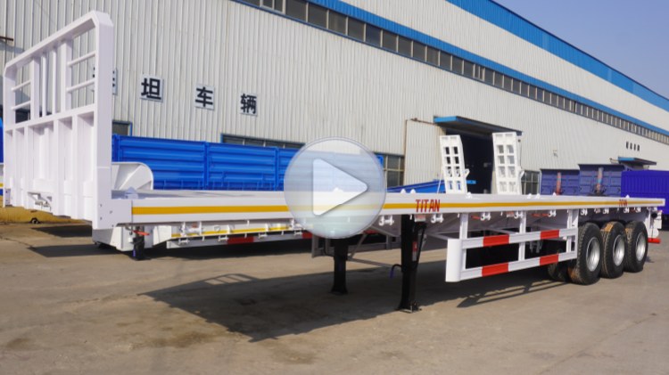 40ft flat bed trailer with twist lock