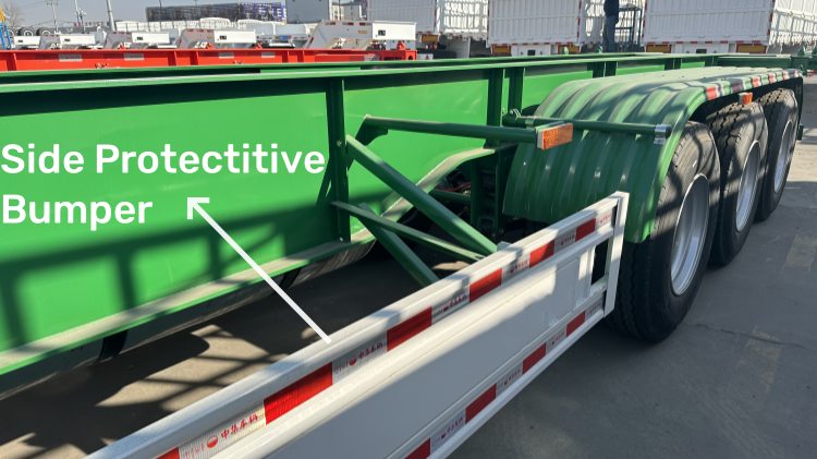 3 Axle Container Trailer Price For Sale