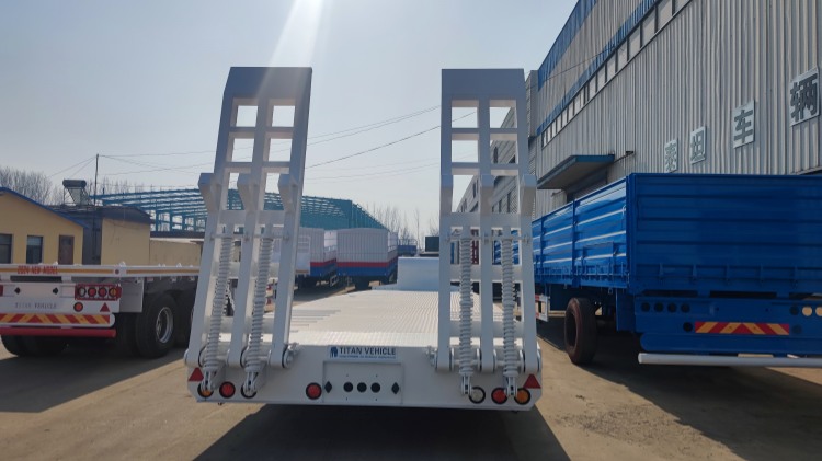 3 Axles Lowbed Trailer For Sale In Belarus