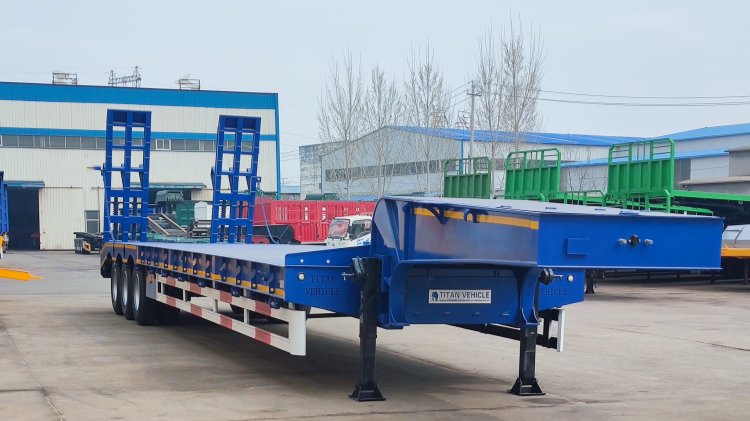 3 Axle Low Bed Trailer For Sale In Ukraine