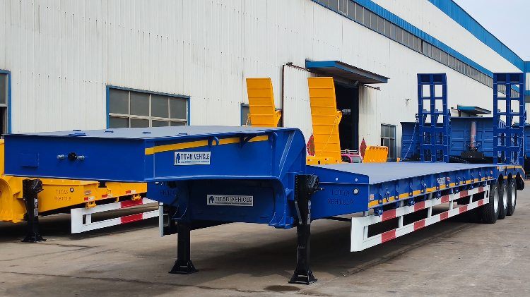3 Axle Low Bed Trailer For Sale In Ukraine