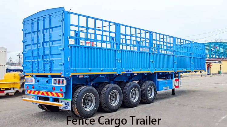 4-осный полуприцеп Fence Cargo для продажи на Филиппинах, Фили