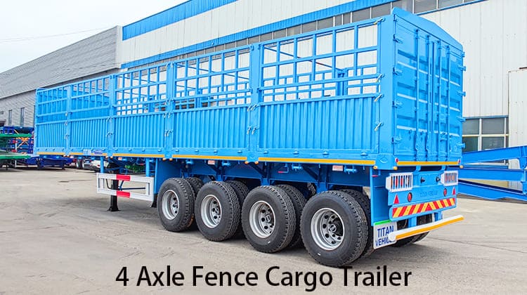 4-осный полуприцеп Fence Cargo для продажи на Филиппинах, Фили