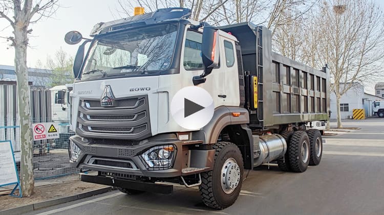 Новый самосвал Sinotruk Howo 380 6x4 в Папуа-Новой Гвинее