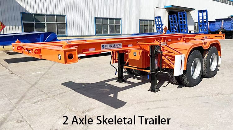 20-футовый skeletal Trailer | skeleton Trailer для продажи в Мавритании, Нуакшот