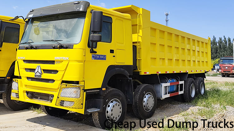 Sinotruk Howo 371 Дешевые подержанные самосвалы для продажи на Гуаме