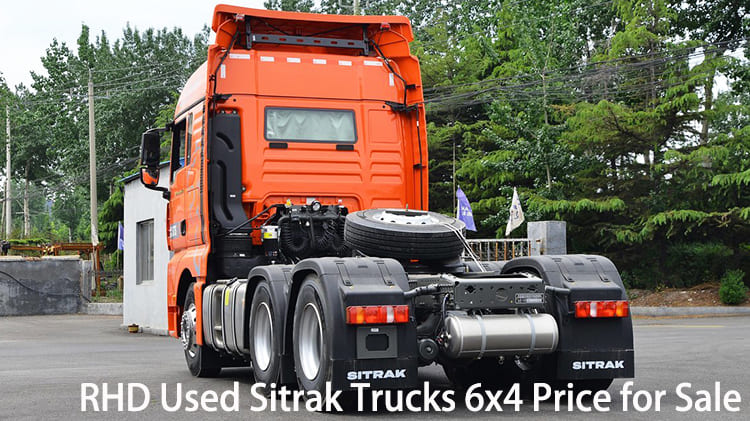 RHD подержанные тягачи Sitrak G7S цена на продажу в Гайане
