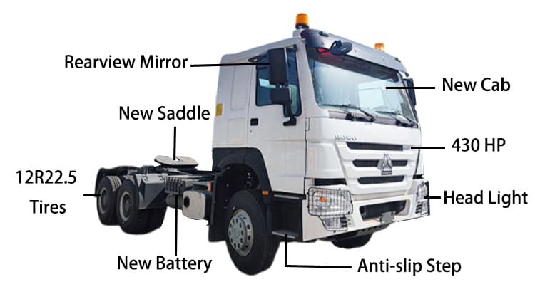 Подержанные тягачи CNHTC Howo 6x4 | Howo 430 на продажу в Филиппинах, Себу