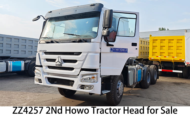 Головка трактора ZZ4257 2nd Howo на продажу в Филиппинах, General Santos