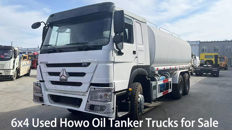 RHD Б/у Howo 20000L Нефтяные автоцистерны для продажи в Папуа-Новой Гвинее