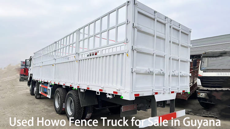 371 л.с. Б/у Howo Fence Truck 8x4 на продажу в Гайане