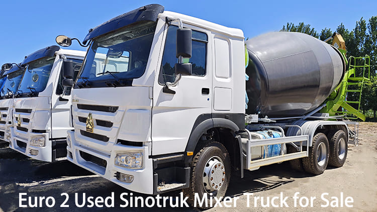 Евро 2 б/у Sinotruk Бетономешалка 380 л.с. на продажу в Гайане