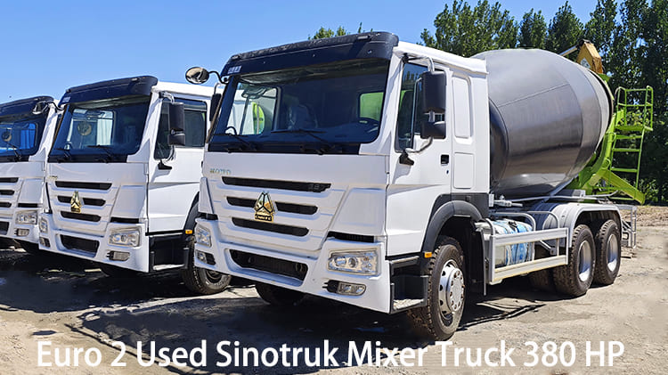 Евро 2 б/у Sinotruk Бетономешалка 380 л.с. на продажу в Гайане