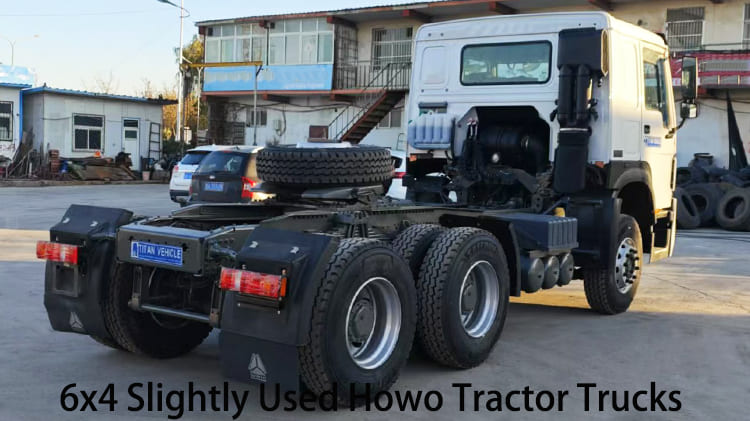 6x4 немного б/у тягачи Sinotruk Howo 380 л.с. для продажи в России