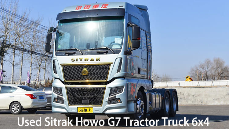 LHD б/у тягач Sitrak Howo G7 6x4 для продажи в России