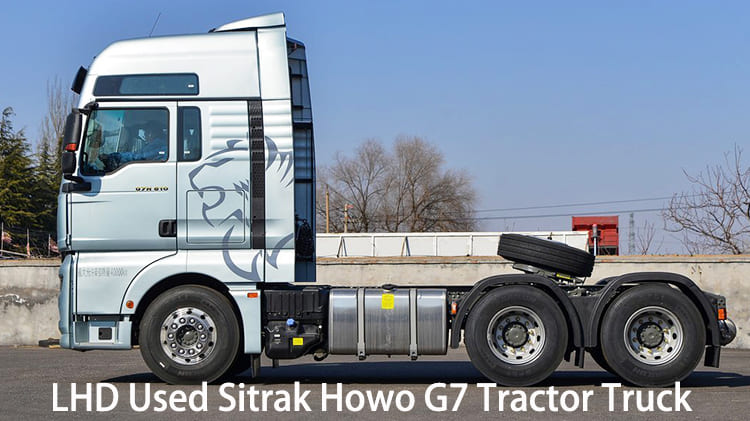 LHD б/у тягач Sitrak Howo G7 6x4 для продажи в России