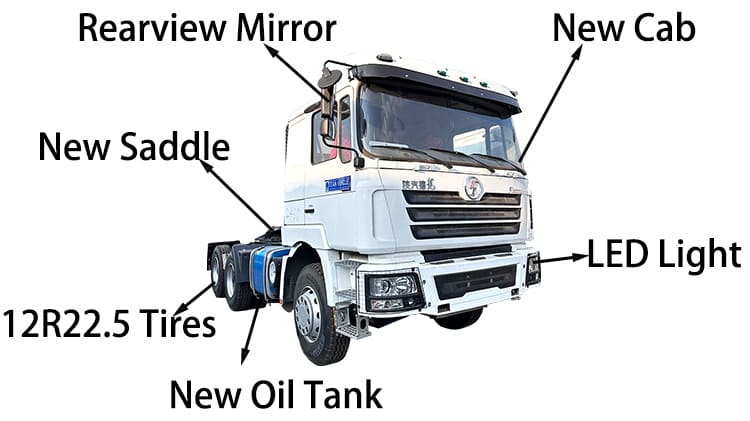 6x4 б/у тягач Shacman F3000 для продажи в России