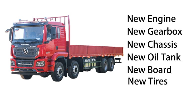 8x4 Б/у Shacman Dropside Truck на продажу в Панаме
