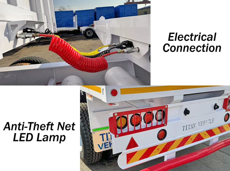 Inter Link Interlink Trailer | Superlink Flat Deck Trailer для продажи в Казахстане