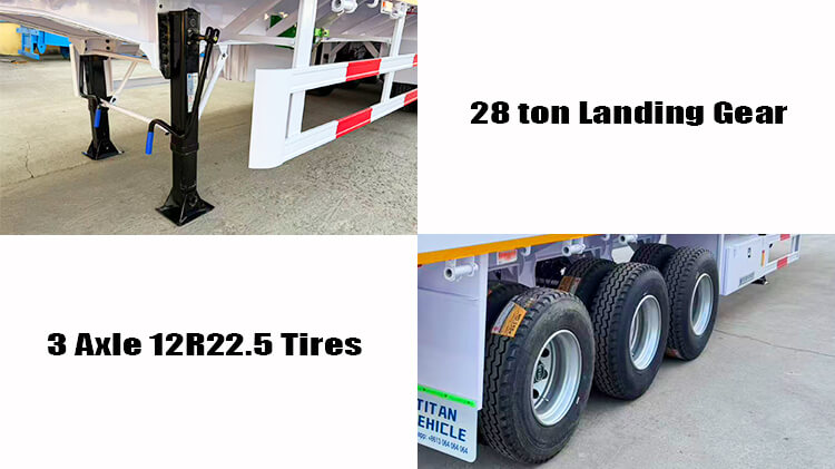 3 Axle 40 Ft Flatbed Trailer for Sale in Nigeria