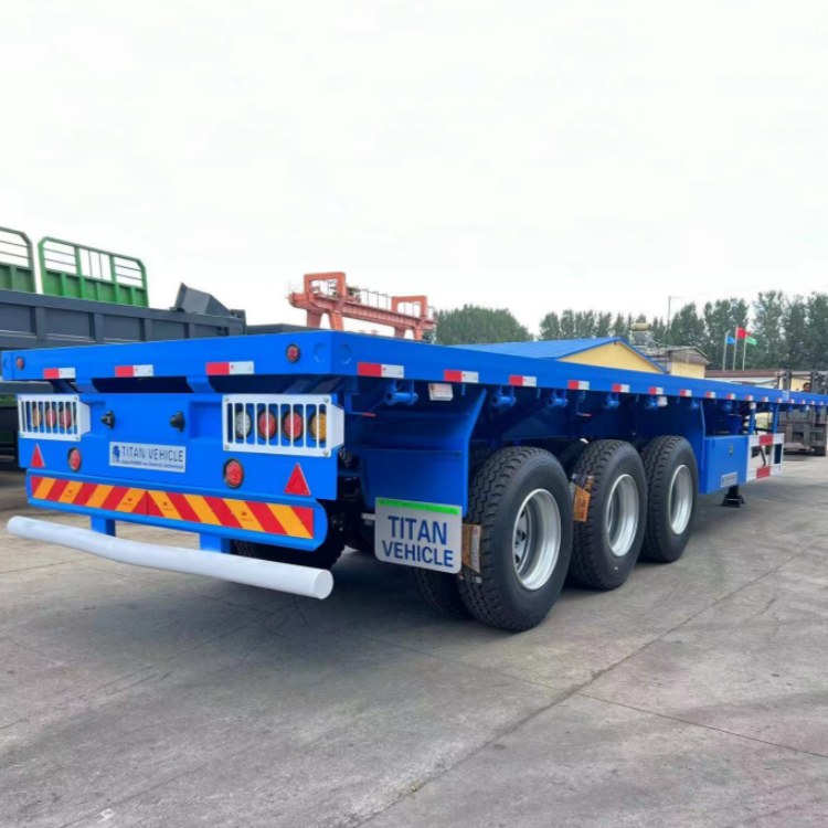  3 Axles 40ft Flatbed Semi-Trailer