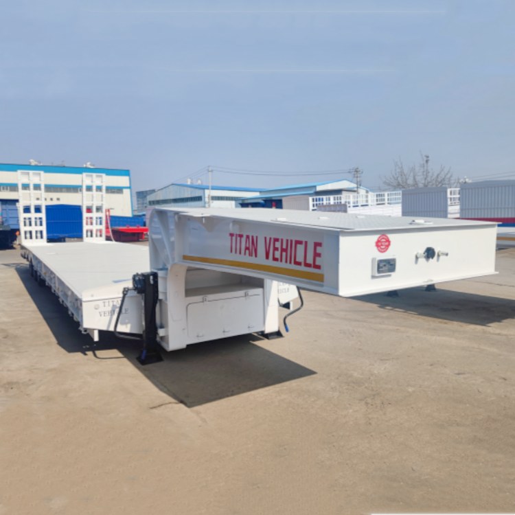 3 Axles Lowbed Trailer