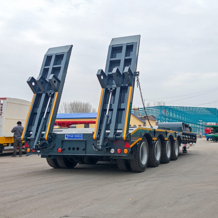 4 Axle Low Bed Semi Trailer