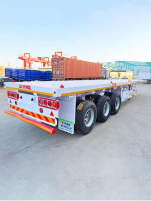 3 Axle 40 Ft Flatbed Trailer