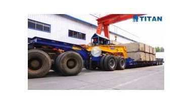 4-х осный 150-тонный полуприцеп с тележкой