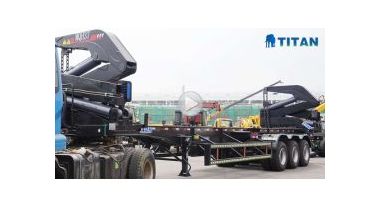 Прицеп для загрузки контейнеров 45 тонн