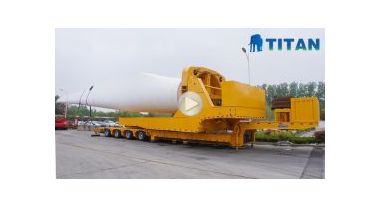 Различные типы прицепов с ветровыми лопастями